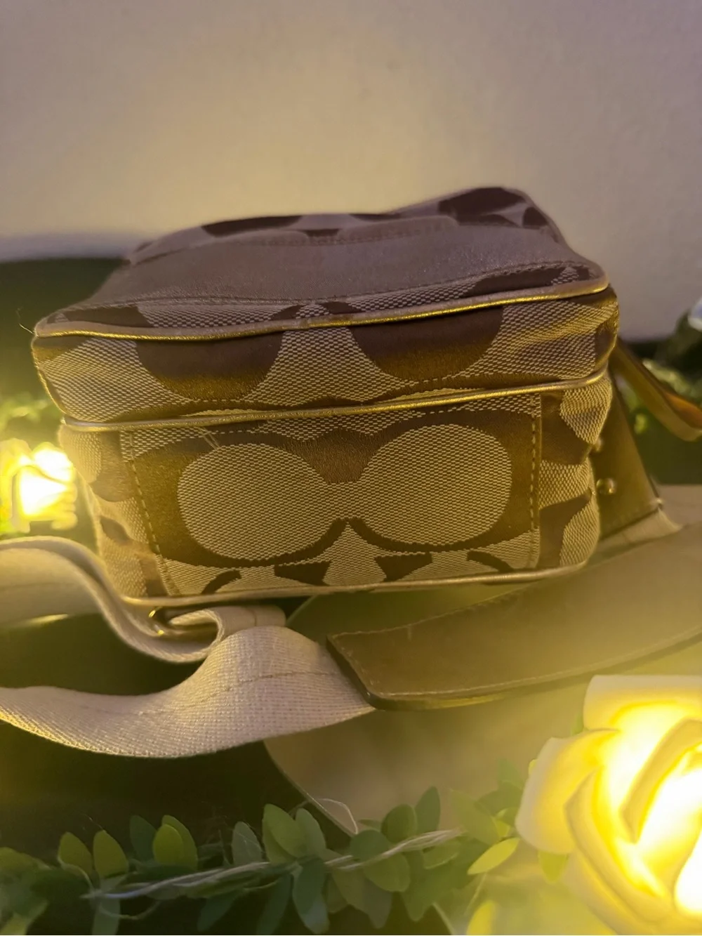 Coach Camera Signature Crossbody Bag